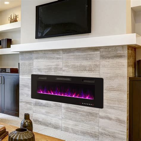 ultra thin electric fireplace